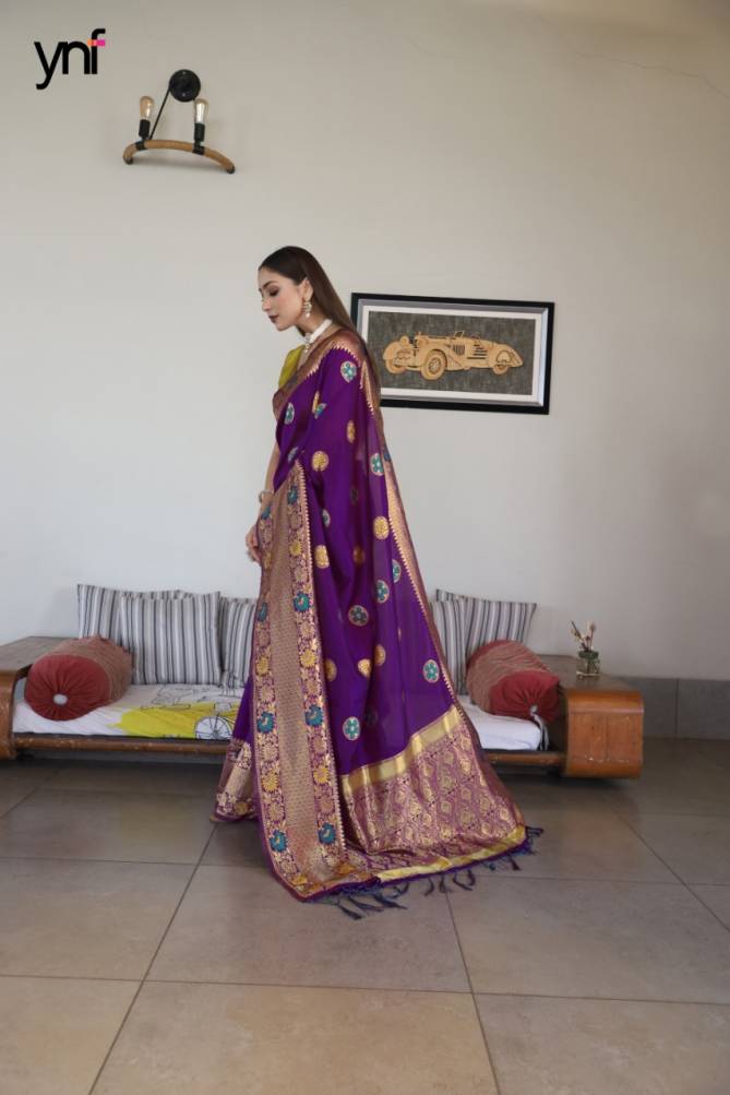 Ynf Mahuya Festive Wear Poly Silk Saree Collection